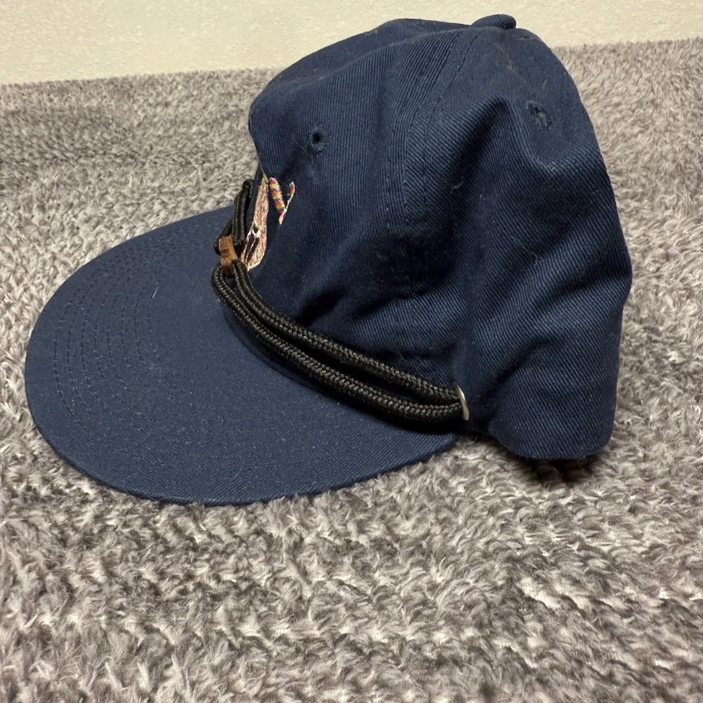 Findlay Hats Baseball Cap Unisex One Size Fits Most Navy Blue Embroidered Rope
